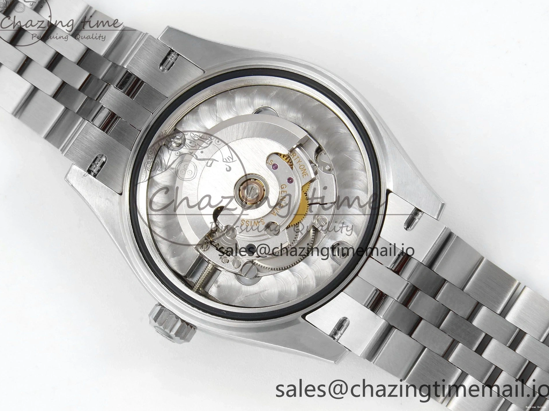 0228 Popular DateJust 31 278274 THBF 1:1 Best Edition 904L Steel Gray Diamond Dial on SS Jubilee Bracelet HZ Cal. 5